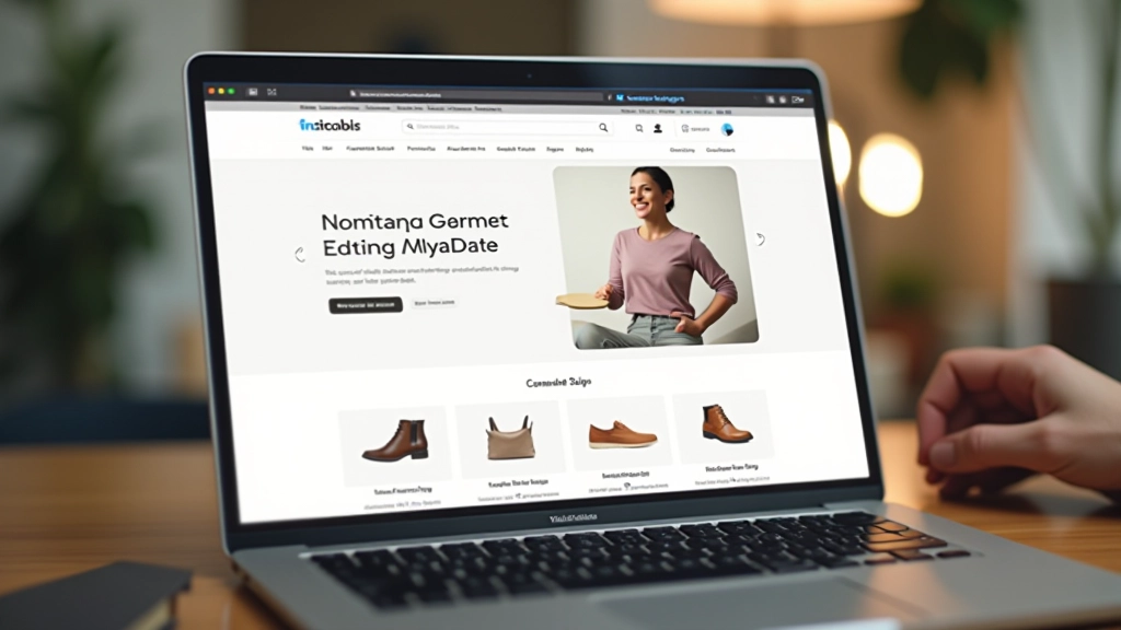 Interface d'un site e-commerce avec des éléments de contraste améliorés