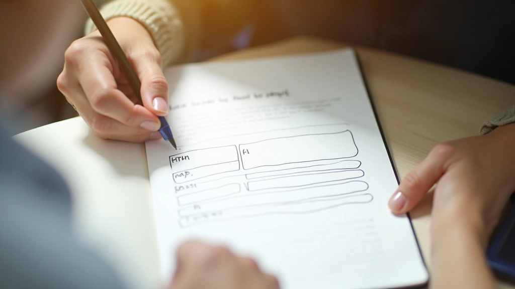 Document montrant la structure hiérarchique des titres HTML